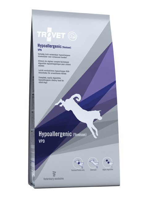 Trovet Hypoallergenic VPD 10 kg z dziczyzną, dla psów (WYPRZEDAŻ)