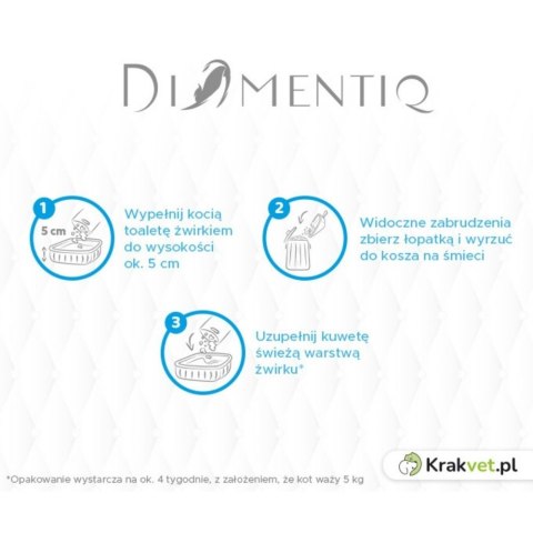 DIAMENTIQ Neutral - żwirek neutralny - 30 l (WYPRZEDAŻ)