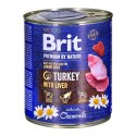 BRIT Premium by Nature Junior Indyk z wątróbką - mokra karma dla psa - 800 g