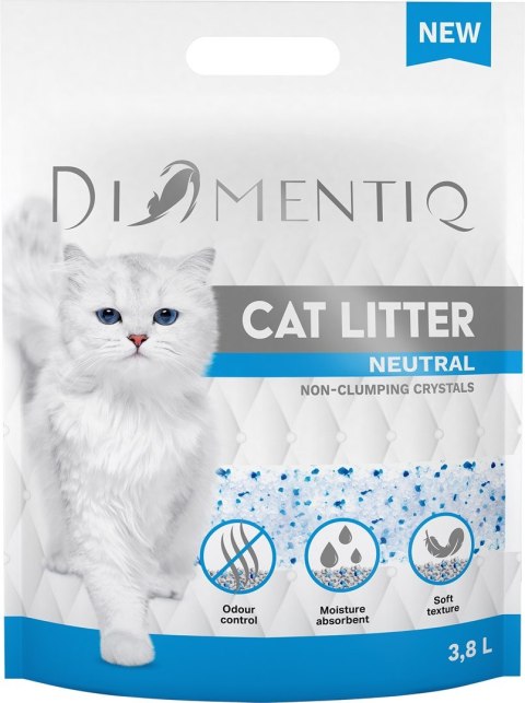 DIAMENTIQ Neutral - żwirek neutralny - 3,8 l (WYPRZEDAŻ)