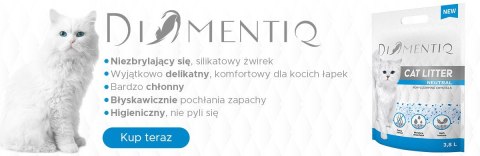 DIAMENTIQ Neutral - żwirek neutralny - 3,8 l (WYPRZEDAŻ)