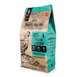Wiejska Zagroda karma sucha dla kota Kurczak z łososiem kocięta 5 kg (WYPRZEDAŻ)