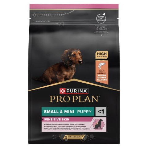 PURINA Pro Plan Small&Mini Puppy Sen Skin Łosoś 3kg