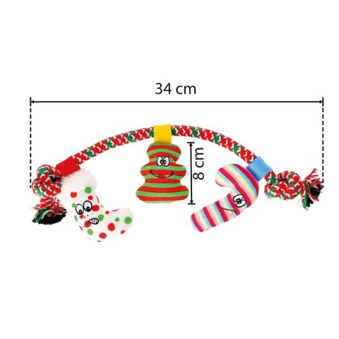 DINGO Sznur Magic Moments - zabawka dla psa - 34 cm