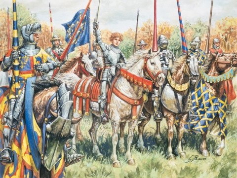 100 Years War French Warriors Italeri