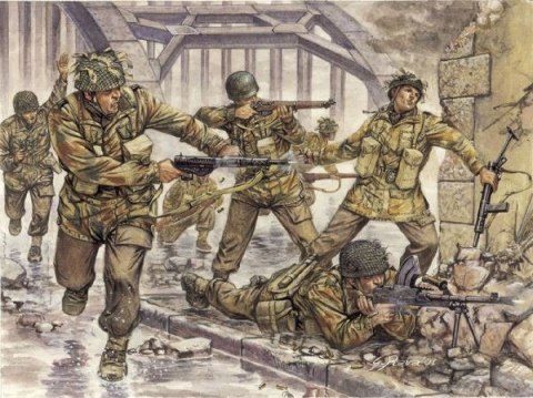 Model plastikowy British Paratroopers Italeri