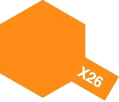 Farba Acrylic Mini X-26 Clear Orange Tamiya