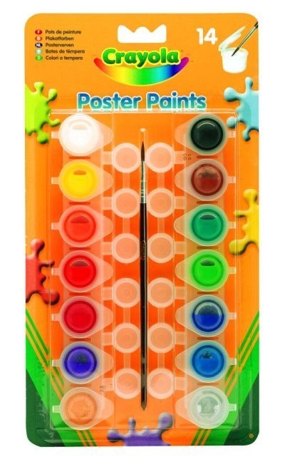 Farby Plakatowe 14 szt. Crayola
