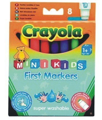 Flamastry zmywalne mini 8 szt. Crayola