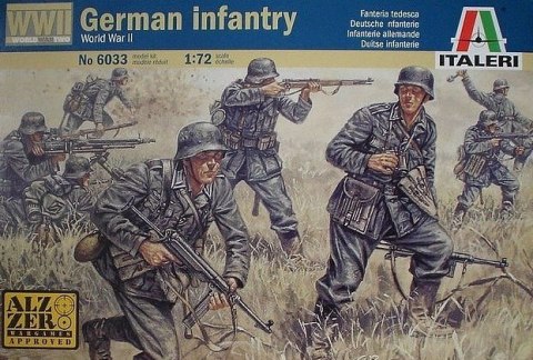 Model plastikowy German Infantry Italeri