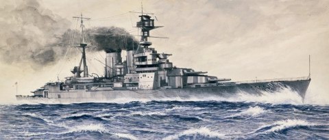H.M.S. Hood Italeri