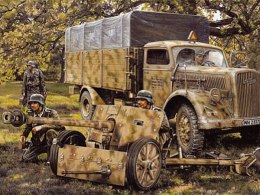 HELLER Opel Blitz & Pack 40 Heller