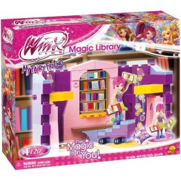 Klocki Winx Magiczna Bibli oteka 120 elementów Cobi Klocki