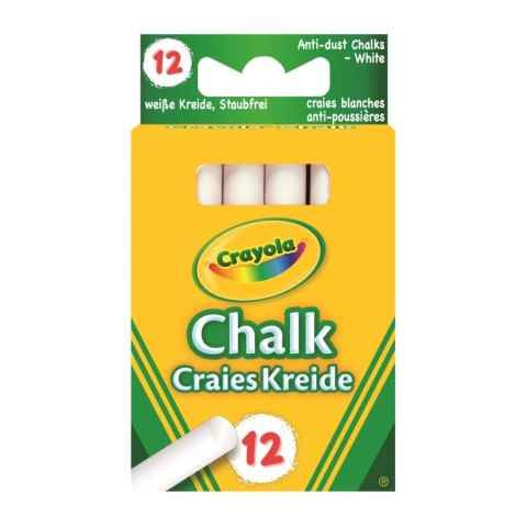 Kreda niepyląca biała 12 szt. Crayola