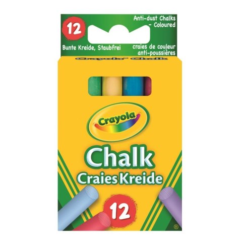 Kreda niepyląca kolorowa 12 szt. Crayola