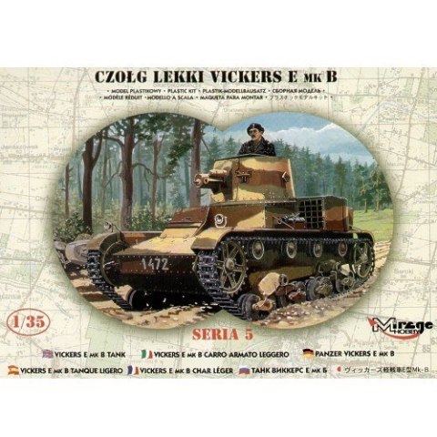 MIRAGE Vickers E Mk.B Czołg Lekki Mirage
