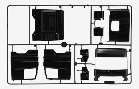 Mercedes-Benz Actros Black Italeri