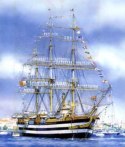 Model plastikowy Amerigo Vespucci Heller