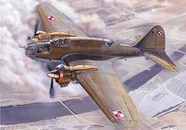 Model plastikowy PZL-37 A Łoś Bomber Mirage
