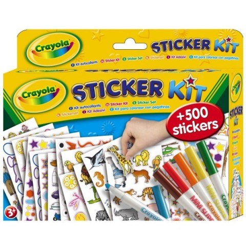 Zestaw Obrazki z naklejkami Crayola