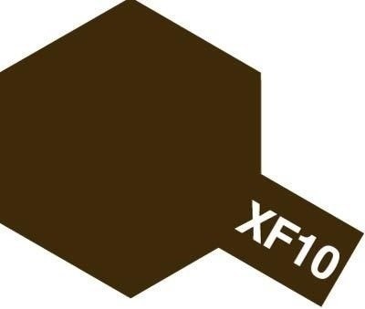 Farba Acrylic Mini XF-10 Flat Brown Tamiya