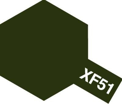 Farba Acrylic Mini XF-51 Khaki Drab Tamiya