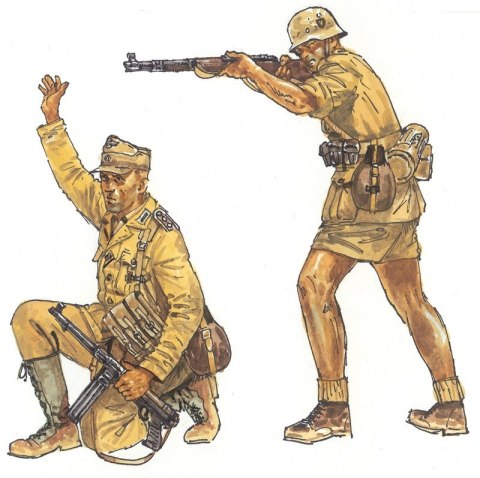 German Afrikakorps World War II Italeri