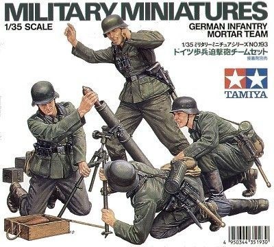 German Infantry Mortar Team Tamiya