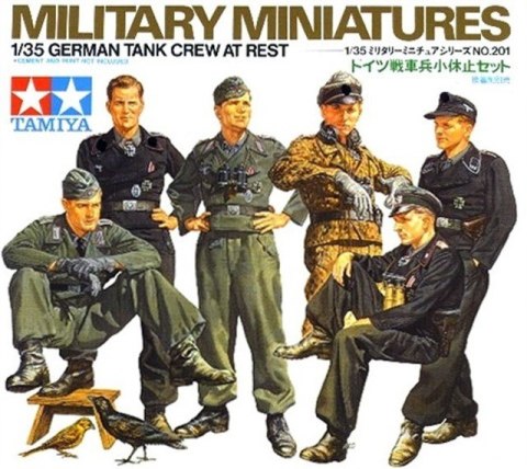 German Tank Crew at Rest Tamiya