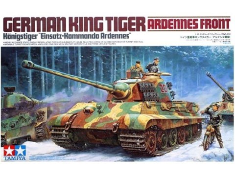 Model plastikowy King Tiger Ardennes Front Tamiya