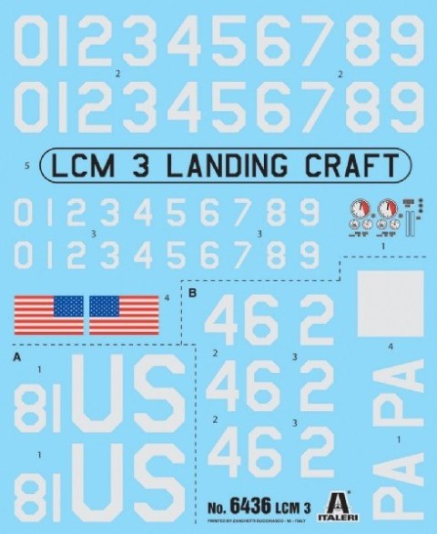 LCM 3 50ft Landing Craft Italeri
