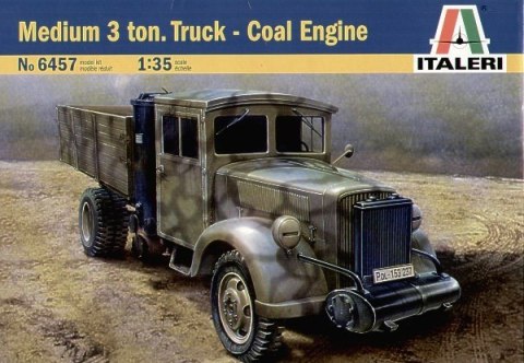 Medium 3 ton. Truck - Coal Engine Italeri