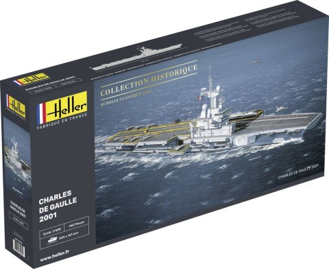 Model plastikowy Charles de Gaulle Heller