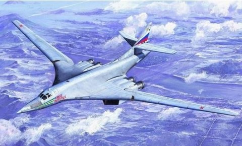 Model plastikowy Tupolev TU-160 Black Jack Trumpeter