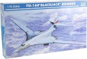 Model plastikowy Tupolev TU-160 Black Jack Trumpeter