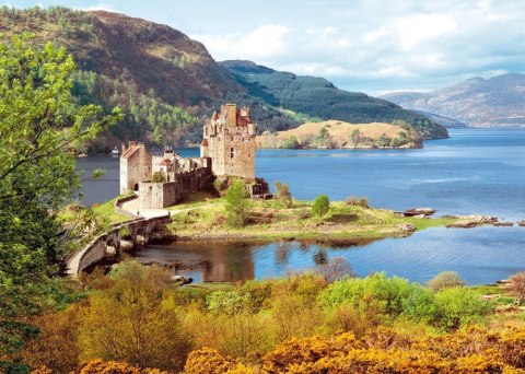 Puzzle 2000 elementów Zamek Eilean Donan Szkocja Castor