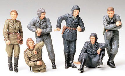 Russian Army Tank Crew Tamiya