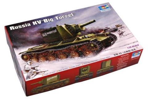 Model plastikowy Russian KV Big Turret Trumpeter