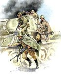 Soviet Tank Infantry WWII Zvezda