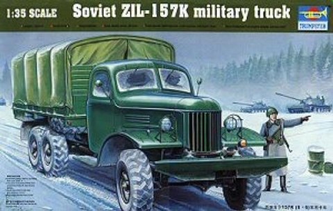 Model plastikowy Soviet Zil-157 K 6x6 Military Trumpeter