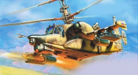 ZVEZDA Kamov Ka-50 SH ?N ight Hunter? Zvezda