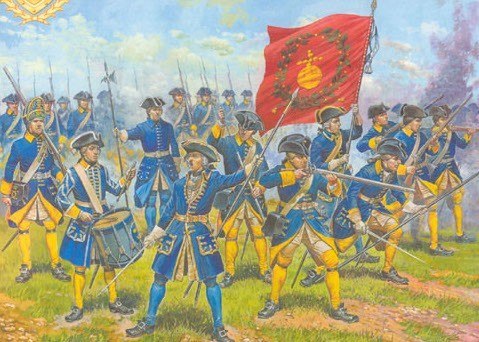 ZVEZDA Swedish Infantry 1687-1721 Zvezda