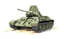 ZVEZDA T-34/75 Model z 1 942 Zvezda