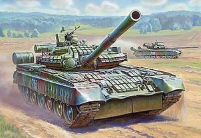 ZVEZDA T-80BV Russian Ma in Battle Tank Zvezda