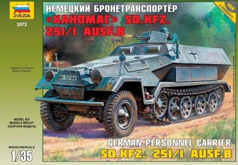 German Personnel Carrier Sd.Kfz. 251/1 Ausf.B. Zvezda