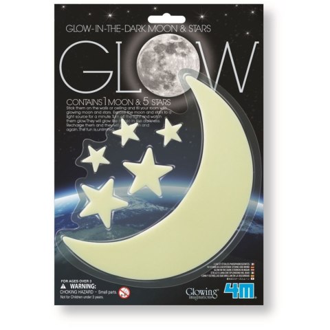 Glowing Gwiazdki i Księżyc 4m