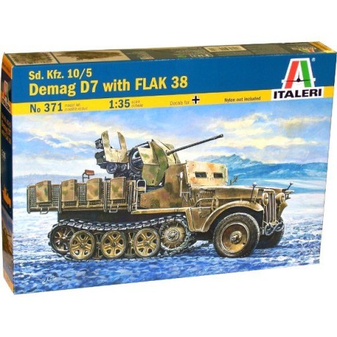 ITALERI Sd.Kfz. 10/5 Dem ag D7 with Flak Italeri