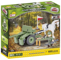 Klocki Small Army Bofors 37 mm wz.36 - szwedzka armata przeciwpancerna Cobi Klocki