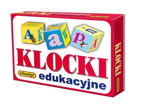 Klocki edukacyjne 12 elementów Adamigo