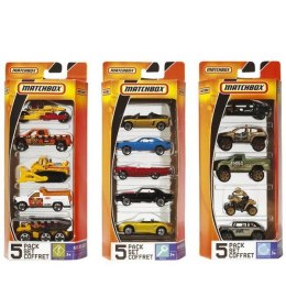 Matchbox Pięciopak pojazdów Mattel